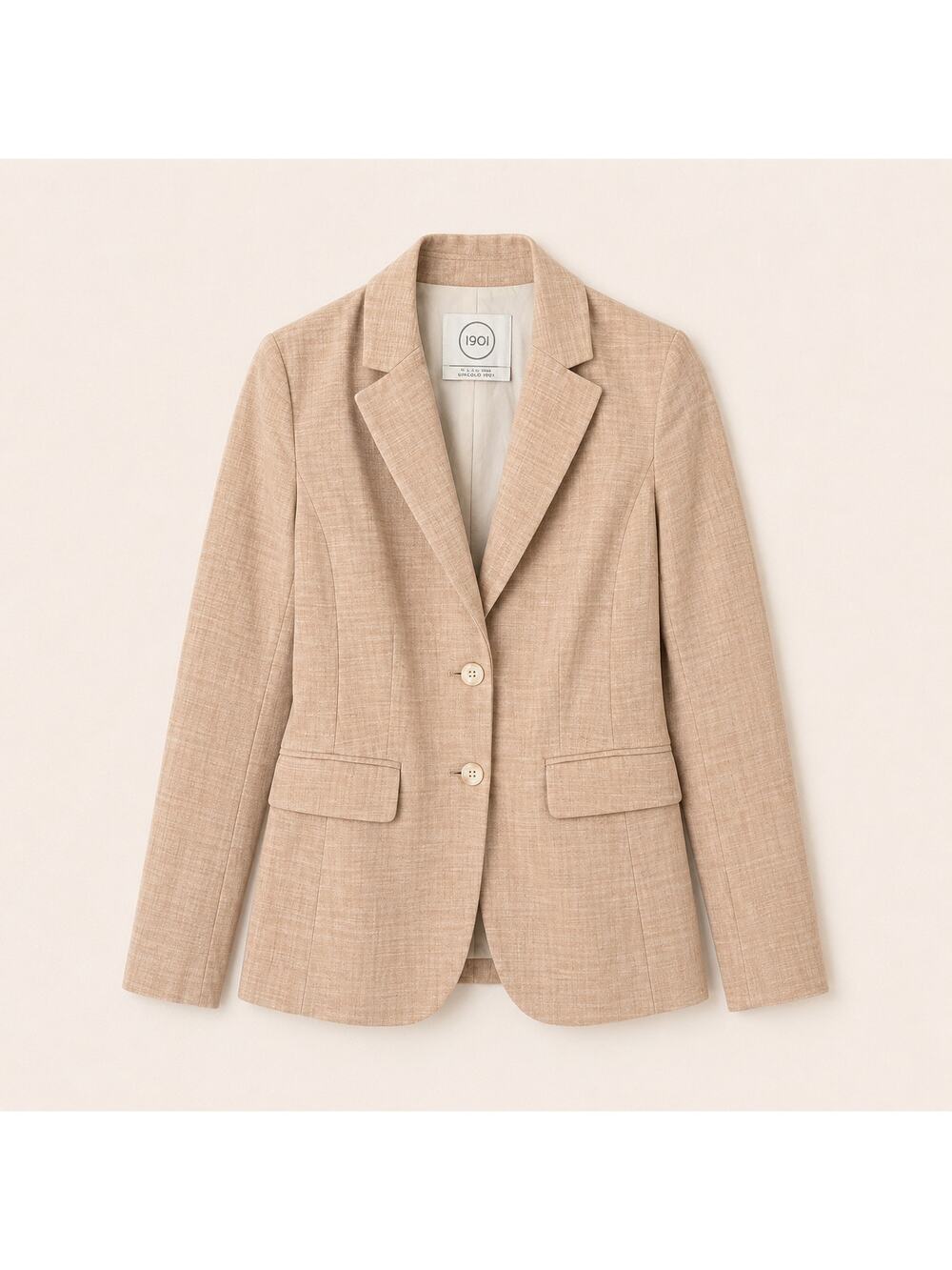 Circolo 1901 Minimalist Cotton Taliored Career Blazer 4P